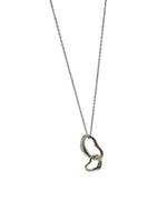 Sold-Tiffany 
Co 925 Silver Elsa Peretti Double Open Heart Necklace