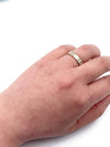 Sold-Tiffany 
Co 925 Silver Atlas Ring Size 6