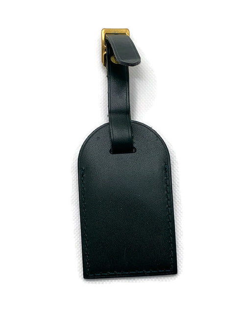 LOUIS VUITTON Dark Green Luggage Tag - Large Size