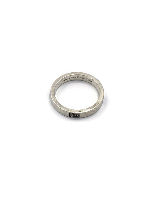 Sold-Tiffany 
Co 925 Silver Atlas Vintage Ring Size 7.5