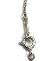 Sold-Tiffany 
Co 925 Silver Elsa Peretti Open Heart 22mm pendant Necklace