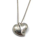 Tiffany 
Co Elsa Peretti Solid Full Heart Pendant Necklace