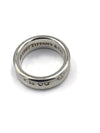 Sold-Tiffany 
Co 925 Silver 1837 Medium Ring Size 7 1/4 (7.25)