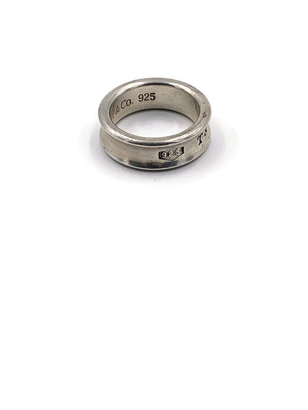 Sold-Tiffany 
Co 925 Silver 1837 Medium Ring Size 6 1/4 (6.25)