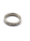 Sold-Tiffany 
Co 925 Silver 1837 Narrow Ring Size 8.75