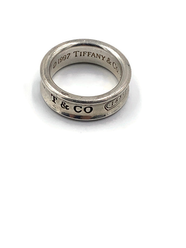 Sold-Tiffany 
Co 925 Silver 1837 Medium Ring Size 6 1/4 (6.25)