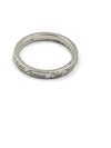 Sold-Tiffany 
Co 925 Silver 727 Fifth Ave Address Ring Size 8.5