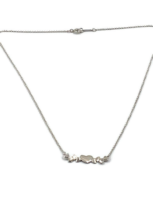 Sold-Tiffany 
Co Paloma Picasso Multiple Solid Hearts Necklace