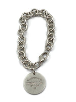 Sold-Tiffany 
Co 925 Silver Return To Tiffany Circle  Bracelet