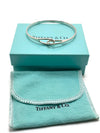 Tiffany 
Co Silver 925 Infinity Interlocking Bangle