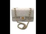 Sold-CHANEL CC Small Classic Double Flap - Ivory (off-white) - Gold Hardware