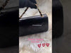 Sold-CHANEL Vintage Lambskin Small Full Flap Bag black/gold hardware