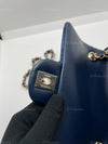 Sold-CHANEL Classic Denim Mini Rectangular Crossbody Flap Bag in Gold Hardware