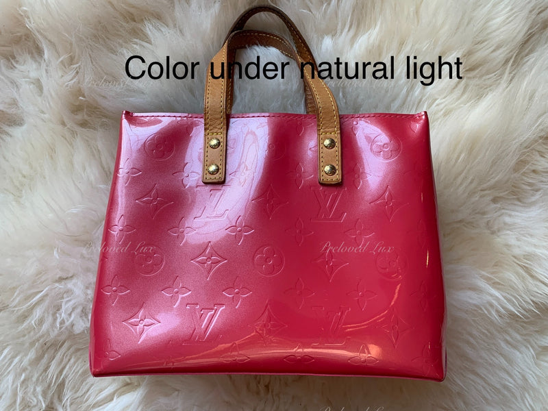 Sold-LOUIS VUITTON Monogram Vernis Reade PM Red/Pink