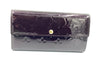 Sold-Louis Vuitton Vernis Purple Sarah Long Wallet