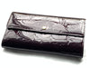 Sold-Louis Vuitton Vernis Purple Sarah Long Wallet