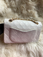 Sold-CHANEL Small Classic Double Flap Bag White (off-white) with Gold Hardware