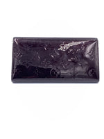 Sold-Louis Vuitton Vernis Purple Sarah Long Wallet